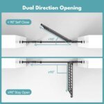 55.1" Extra Tall Pet Gate for Cat/Dog,29.9-44.4"Wide Auto Close Tall Cat Gate,NO Drilling Pressure Mounted for Doorways/Hallways - Image 6