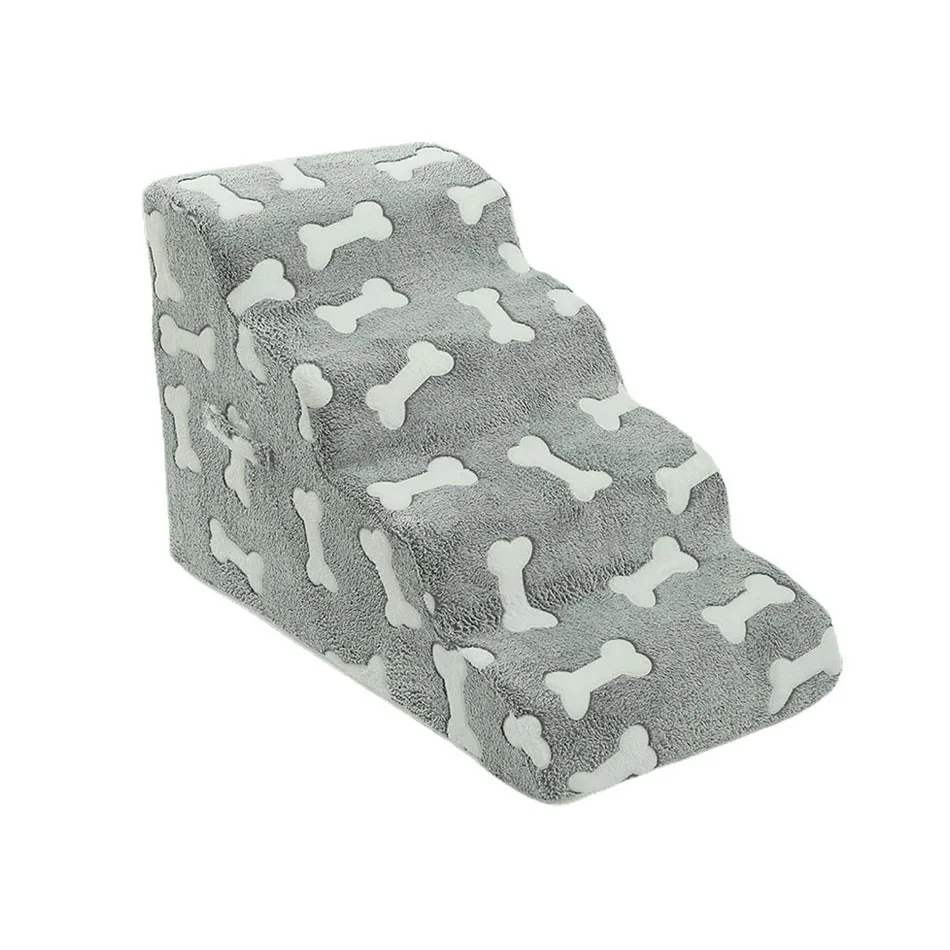 Dog Steps Ramp Pet Ladder 2 3 4 Step Stairs for Older Dogs and Pets with Joint Pain Cat Dog Ladder Ramp
