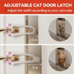 Cat Door Holder Latch Adjustable Dog Door Stopper Elastic Gate Lock Flex Latch Strap Keep Dog Out From Entering Pet Gate Supply - Image 5