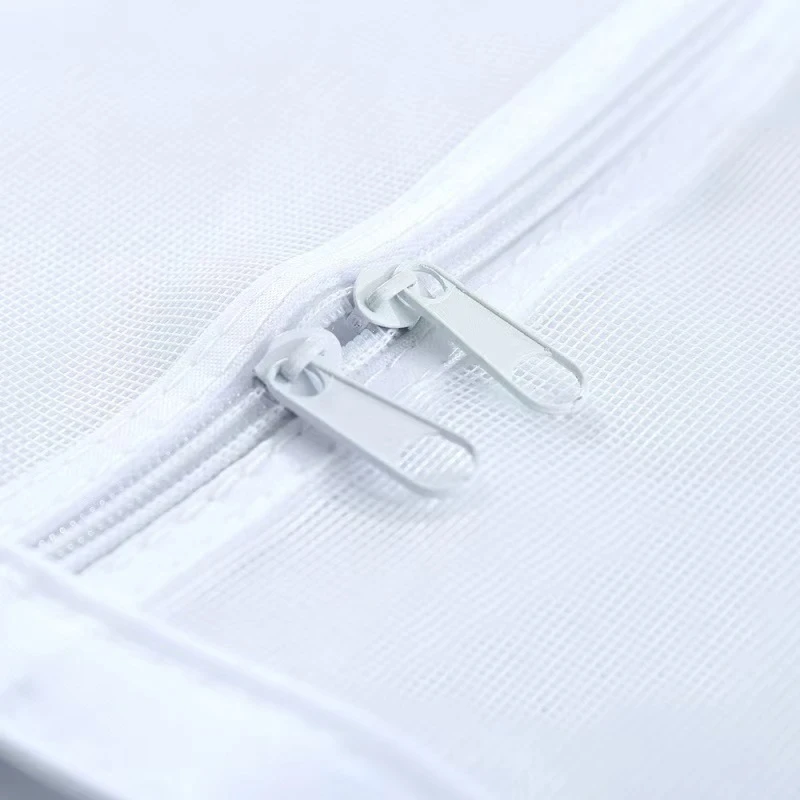 Zipper Screen Door Net U-Shaped Thicken Anti-mosquito Keeping Cats Dogs Running Out Resistant Mesh for Home Bedroom Living Room