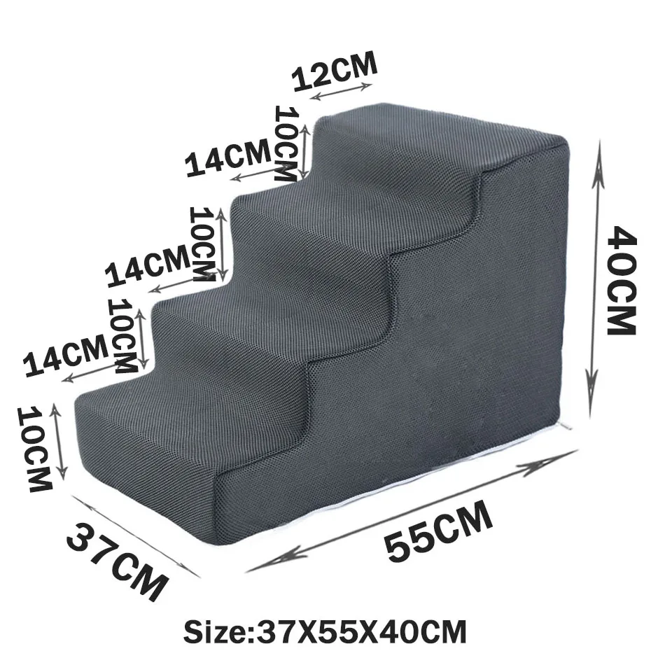Pet Stairs Toys Cat Dog Ladder 2 3 4 Step Stairs for Dogs Puppy Ramp Detachable Sponge Pet Ladder Accessories Pet Stairs Toys Cat Dog Ladder 2 3 4 Step Stairs for Dogs Puppy Ramp Detachable Sponge Pet Ladder Accessories