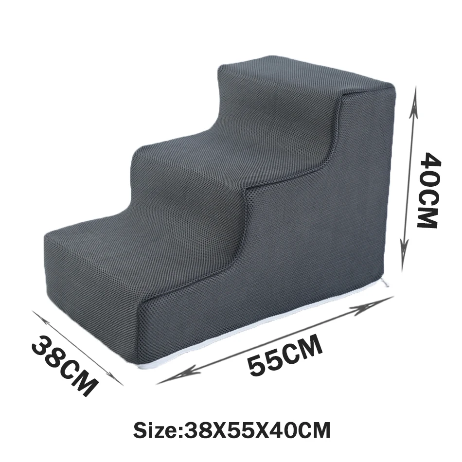 Pet Stairs Toys Cat Dog Ladder 2 3 4 Step Stairs for Dogs Puppy Ramp Detachable Sponge Pet Ladder Accessories Pet Stairs Toys Cat Dog Ladder 2 3 4 Step Stairs for Dogs Puppy Ramp Detachable Sponge Pet Ladder Accessories