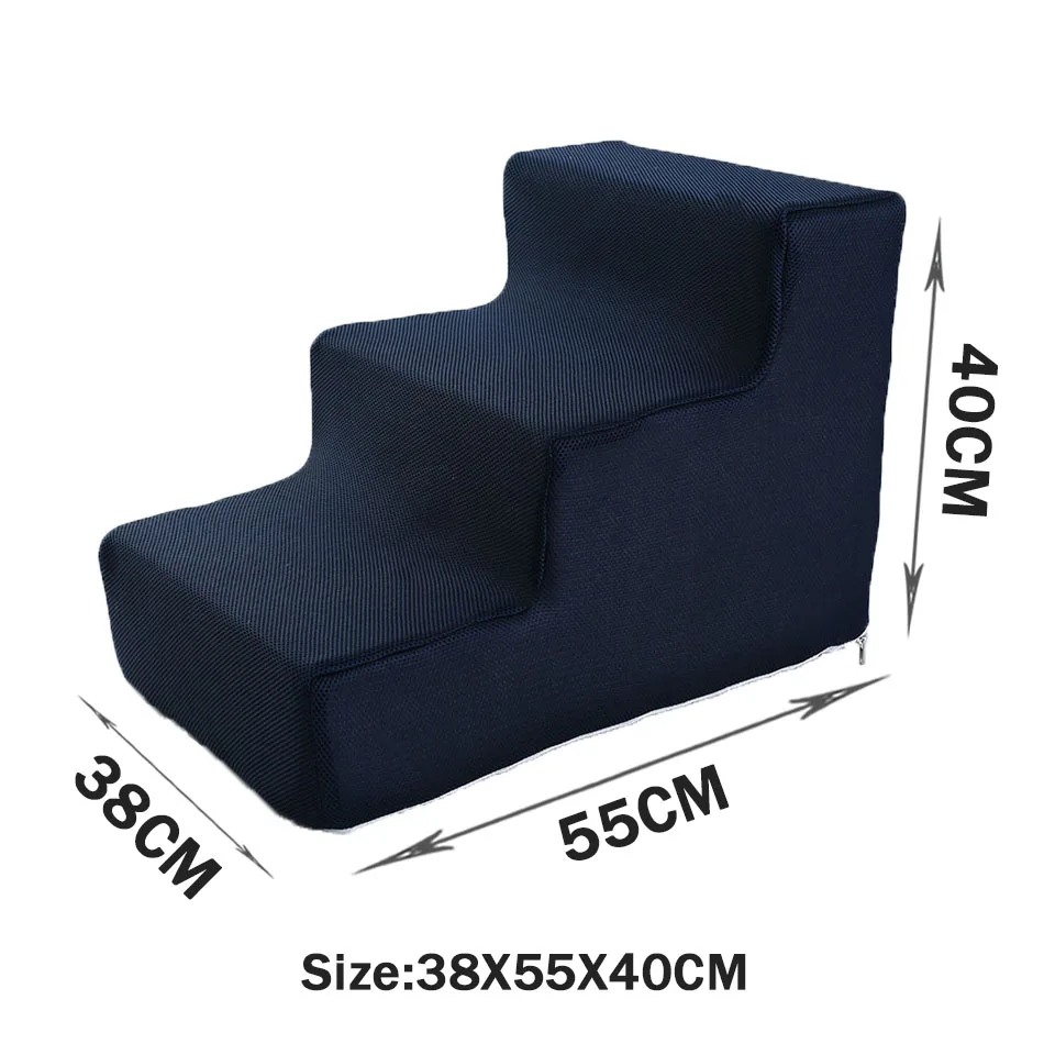 Pet Stairs Toys Cat Dog Ladder 2 3 4 Step Stairs for Dogs Puppy Ramp Detachable Sponge Pet Ladder Accessories Pet Stairs Toys Cat Dog Ladder 2 3 4 Step Stairs for Dogs Puppy Ramp Detachable Sponge Pet Ladder Accessories