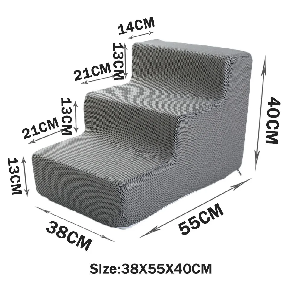 Pet Stairs Toys Cat Dog Ladder 2 3 4 Step Stairs for Dogs Puppy Ramp Detachable Sponge Pet Ladder Accessories Pet Stairs Toys Cat Dog Ladder 2 3 4 Step Stairs for Dogs Puppy Ramp Detachable Sponge Pet Ladder Accessories