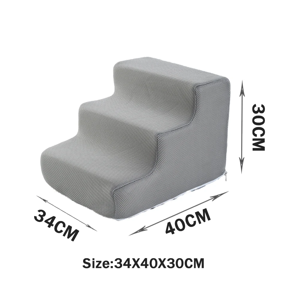 Pet Stairs Toys Cat Dog Ladder 2 3 4 Step Stairs for Dogs Puppy Ramp Detachable Sponge Pet Ladder Accessories Pet Stairs Toys Cat Dog Ladder 2 3 4 Step Stairs for Dogs Puppy Ramp Detachable Sponge Pet Ladder Accessories