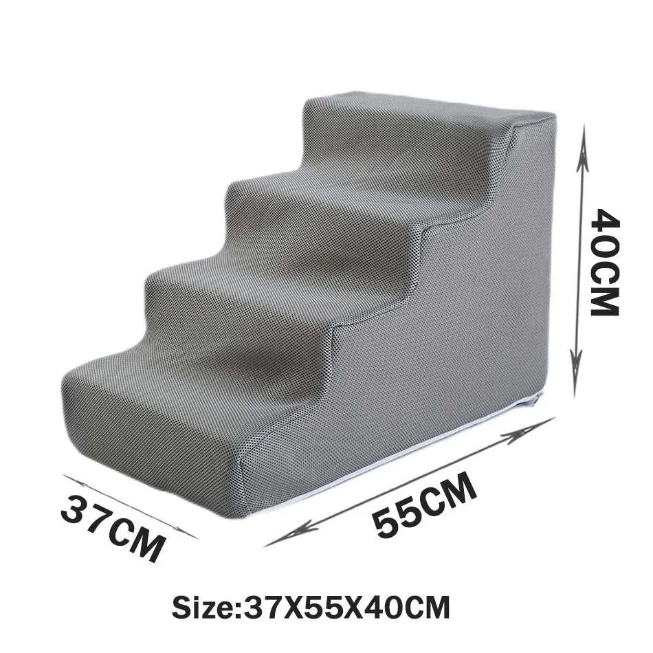 Pet Stairs Toys Cat Dog Ladder 2 3 4 Step Stairs for Dogs Puppy Ramp Detachable Sponge Pet Ladder Accessories Pet Stairs Toys Cat Dog Ladder 2 3 4 Step Stairs for Dogs Puppy Ramp Detachable Sponge Pet Ladder Accessories