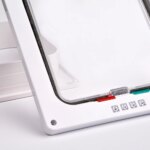 Smart Pet Door 4 Way Locking Security Lock ABS Plastic Dog Cat Flap Door Controllable Switch Direction Doors Small Pet Supplies - Image 4