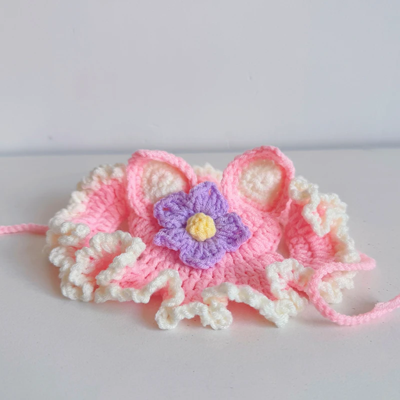 Cat Hat Elastic Cute Knitted Hat Warm Funny Head Cover Party Photo Shoot Props Kitten Cosplay Costume Cat Accessories