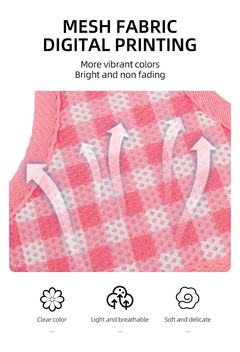 Checked Harness Small Medium-Sized Dog Cat Reflective Breathable Dog Lead Teddy Step In Bichon Pet Walking Harness Leash Rope