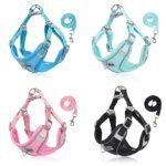 Dog Harness Leash Set for Small Medium Dog Cat Chest Strap Reflective Dog Clothes Vest Set Chihuahua Outdoor Walking Pet Supplie - Image 4