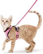 Cat Harness and Leash for Walking, Escape Proof Soft Adjustable Vest Harnesses for Cats, EasyControl - Image 5