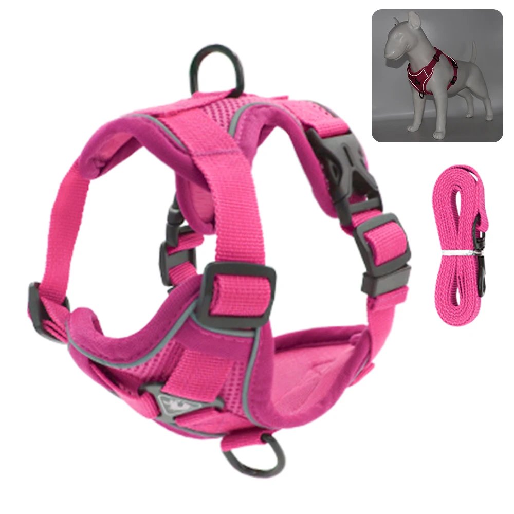 Cat Harness Escape Proof Breathable Cat Harness and Leash for Walking Outdoor Easy Control Pet Dog Cat Leash Reflective Harness Cat Harness Escape Proof Breathable Cat Harness and Leash for Walking Outdoor Easy Control Pet Dog Cat Leash Reflective Harness