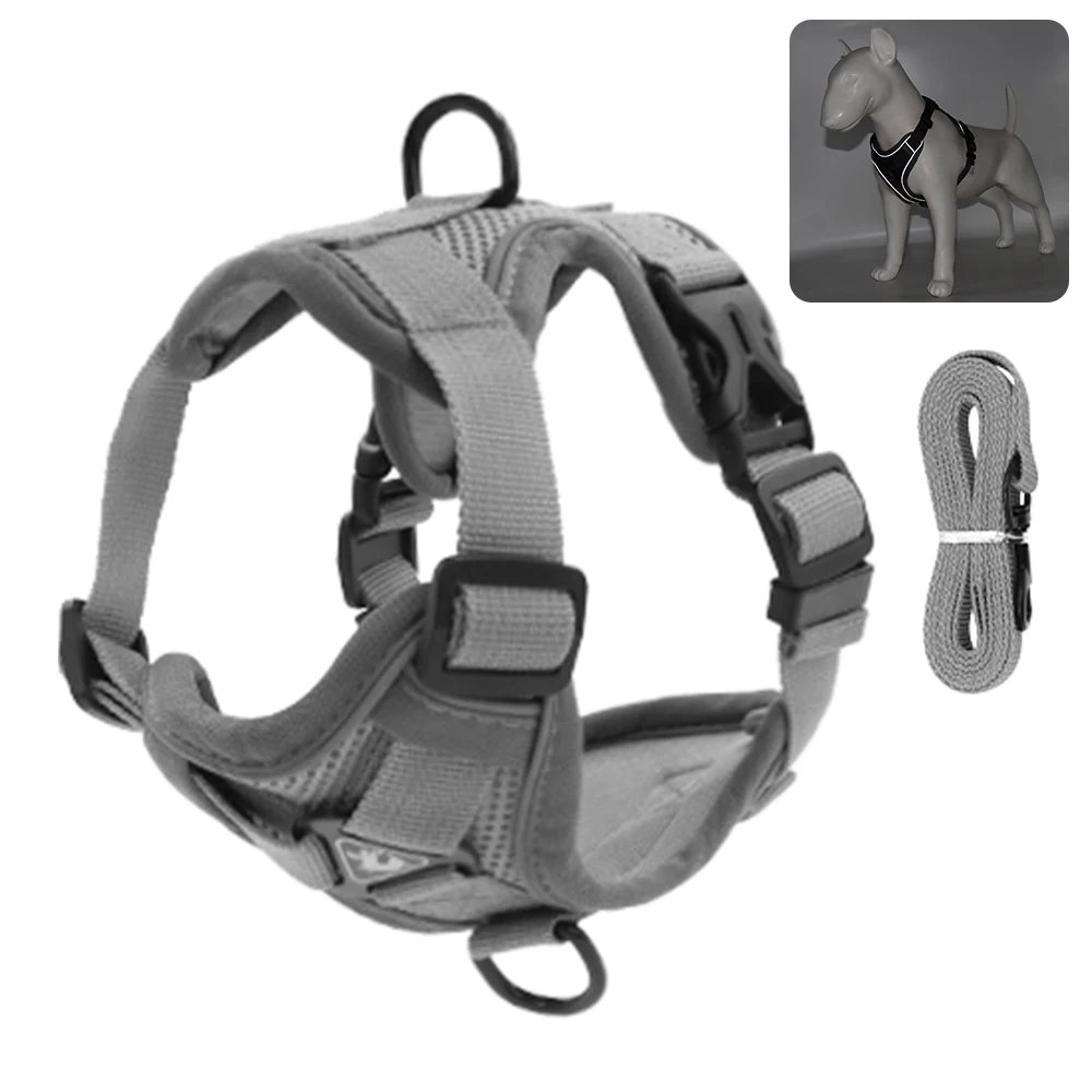 Cat Harness Escape Proof Breathable Cat Harness and Leash for Walking Outdoor Easy Control Pet Dog Cat Leash Reflective Harness Cat Harness Escape Proof Breathable Cat Harness and Leash for Walking Outdoor Easy Control Pet Dog Cat Leash Reflective Harness
