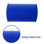 Flea Comb Cat Grooming Comb Set Removes Mucus and Crust Small Lice Flea Combs Cats Supplies Pet Comb - Image 3