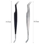 2-in-1 Stainless Steel Pet Dog Louse Flea Tweezers Safe Cat Dog Lice Flea Remover Cleaning Tool Tick Tweezers Durable Easy Use - Image 4