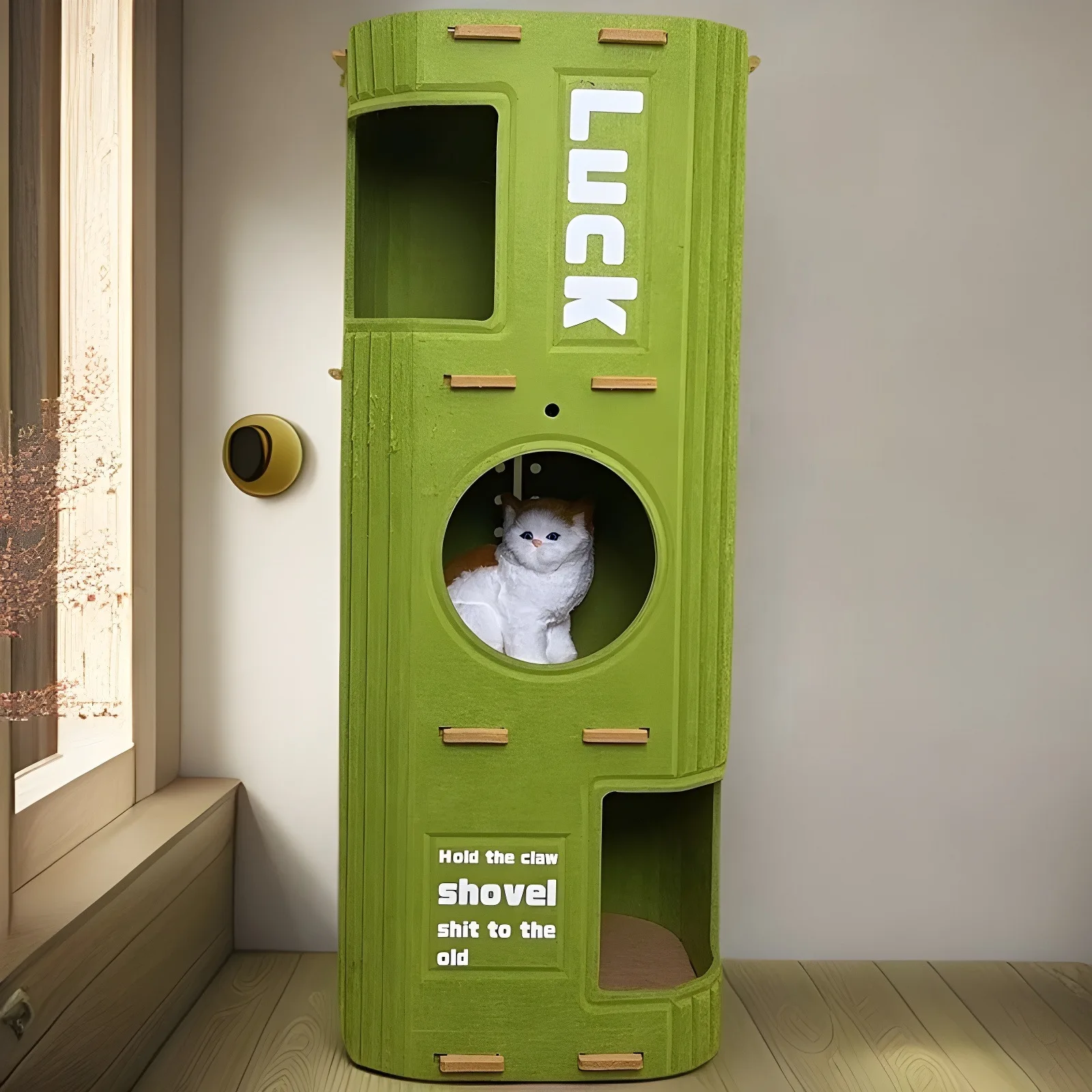 Multi-layer Cat Bed Closed Safety Cat Nest Wear-resistant Felt Cat Climbing Frame Indoor Integrated Pet Toys for All Seasons