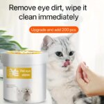 200pcs Pet Eye Wet Wipes, Eyes Wipes For Dogs & Cats - Gently Remove Tear Stain, Debris, Discharge - Image 6