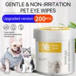 200pcs Pet Eye Wet Wipes, Eyes Wipes For Dogs & Cats - Gently Remove Tear Stain, Debris, Discharge - Image 4