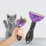 Pet Cat Hair Removal Combs Pet Grooming Brush Dogs Cats Hair Shedding Massage Combs Cat Hair Remover Cleaning Grooming Cat Brush - Image 5