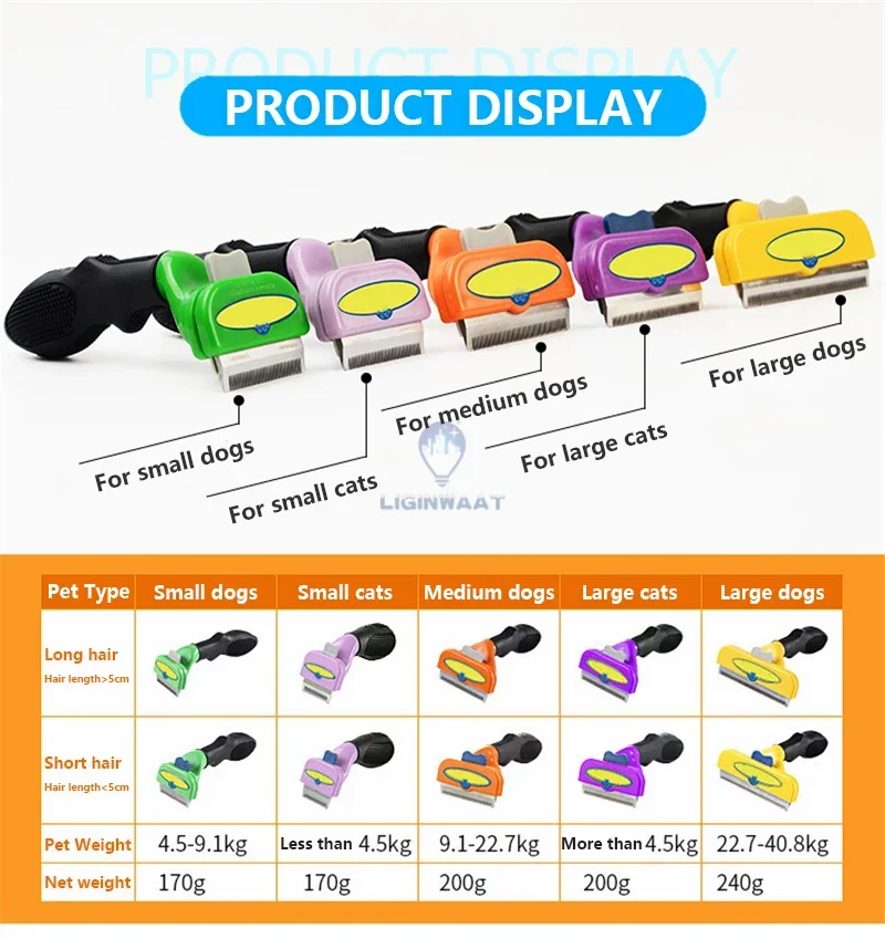 Pet Cat Hair Removal Combs Pet Grooming Brush Dogs Cats Hair Shedding Massage Combs Cat Hair Remover Cleaning Grooming Cat Brush Pet Cat Hair Removal Combs Pet Grooming Brush Dogs Cats Hair Shedding Massage Combs Cat Hair Remover Cleaning Grooming Cat Brush