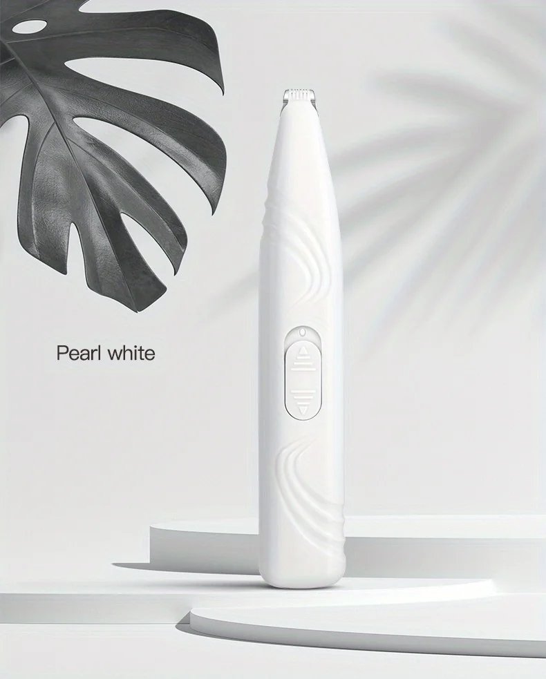 1pc Electric Pet Clippers Cat Dog Quiet Foot Hair Trimmer 360° Cleaning USB Charging Pet Paw Hairs Pruning Pet Grooming Products