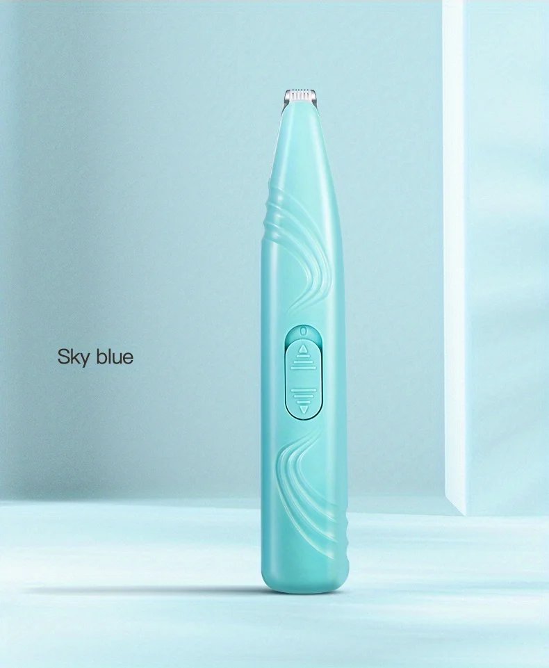 1pc Electric Pet Clippers Cat Dog Quiet Foot Hair Trimmer 360° Cleaning USB Charging Pet Paw Hairs Pruning Pet Grooming Products