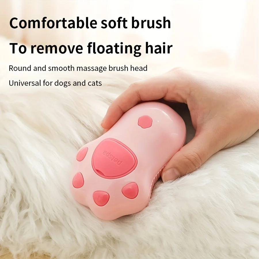3 in 1 Cat Dog Steamy Brush Steam Brush Electric Sprayer Pet Hair Removal Combs for Massage Pet Grooming Brush Supplies 3 in 1 Cat Dog Steamy Brush Steam Brush Electric Sprayer Pet Hair Removal Combs for Massage Pet Grooming Brush Supplies