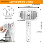 3-in-1 Dogs Cat Hair Brush Remover Steam Spray Grooming Brush Unique Steam Tools Water Mist Humidifier Toy White Pink Green - Image 6