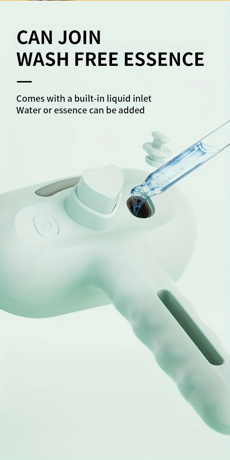 3-in-1 Dogs Cat Hair Brush Remover Steam Spray Grooming Brush Unique Steam Tools Water Mist Humidifier Toy White Pink Green