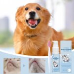 Cat Chin Cleaner 30g Blackhead Cleaning Lotion Pet Chin Acne Care Brush Dog Cat Grooming Supplies Tooth Stain Remover for Pets - Image 2