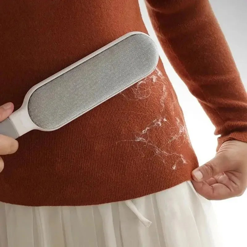 Double-Sided Pet Hair Remover, Manual Electrostatic Sticky Lint Brush, for Cat, Clothing, Sofa, Furniture, Carpet Cleaning