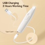 ROJECO Pet Electric Clipper For Cat Claw Foots Hair Trimmer With LED Light Rechargeable Dog Foot Haircut Shaver Grooming Supply - Image 6
