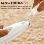 ROJECO Pet Electric Clipper For Cat Claw Foots Hair Trimmer With LED Light Rechargeable Dog Foot Haircut Shaver Grooming Supply - Image 5