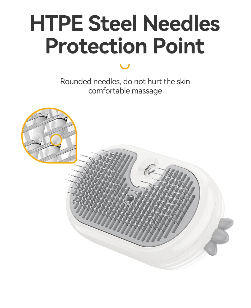 ROJECO Pet Steam Comb Cat Electric Spray Brushes for Dog Hair Removal Combs Pet Hair Grooming Tools Kitten Hair Removal Brushes ROJECO Pet Steam Comb Cat Electric Spray Brushes for Dog Hair Removal Combs Pet Hair Grooming Tools Kitten Hair Removal Brushes