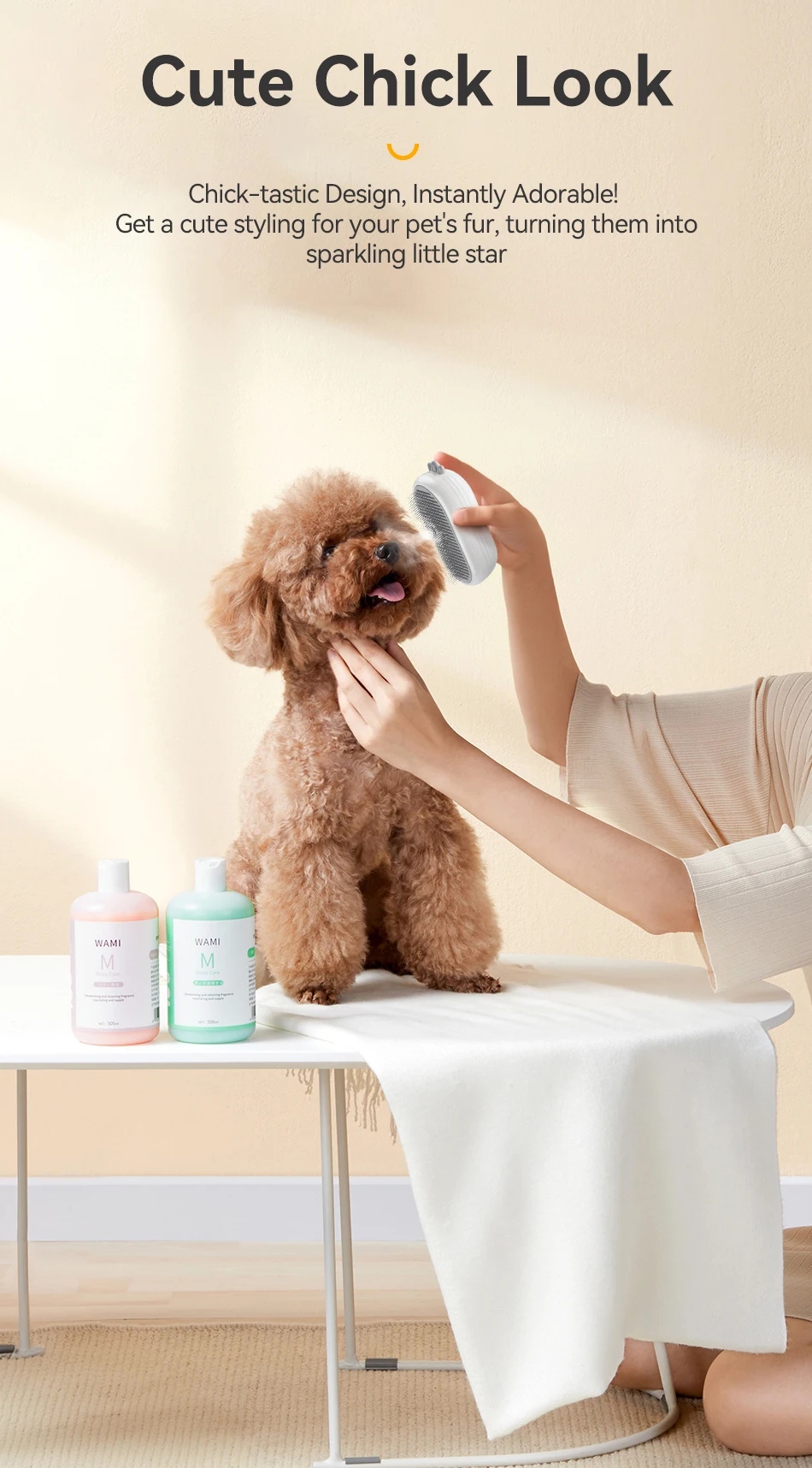 ROJECO Pet Steam Comb Cat Electric Spray Brushes for Dog Hair Removal Combs Pet Hair Grooming Tools Kitten Hair Removal Brushes ROJECO Pet Steam Comb Cat Electric Spray Brushes for Dog Hair Removal Combs Pet Hair Grooming Tools Kitten Hair Removal Brushes