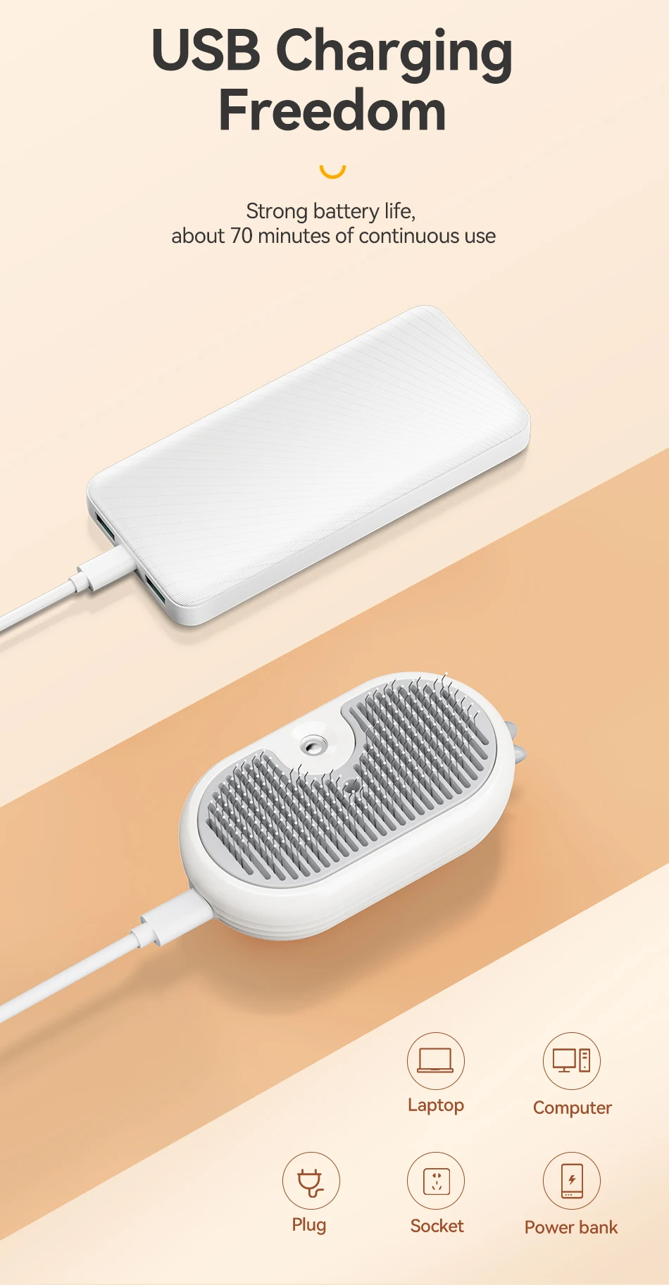 ROJECO Pet Steam Comb Cat Electric Spray Brushes for Dog Hair Removal Combs Pet Hair Grooming Tools Kitten Hair Removal Brushes ROJECO Pet Steam Comb Cat Electric Spray Brushes for Dog Hair Removal Combs Pet Hair Grooming Tools Kitten Hair Removal Brushes