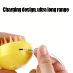 Steam hair removal brush electric spray cat hair brush three in one silicone brush used to massage pets remove floating hairs - Image 3