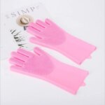 New magic Silicone Body Pet Bathing Gloves for Animal Perfect Bathe Shampoo Dog &Cat Brush Gloves - Image 5