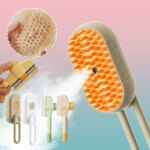 Pet Hair Remover Kit Multifunction Dog Steamy Brush Massager Spray Hair Removal Cat Grooming Comb Dogs Hair Cleaning - Image 3