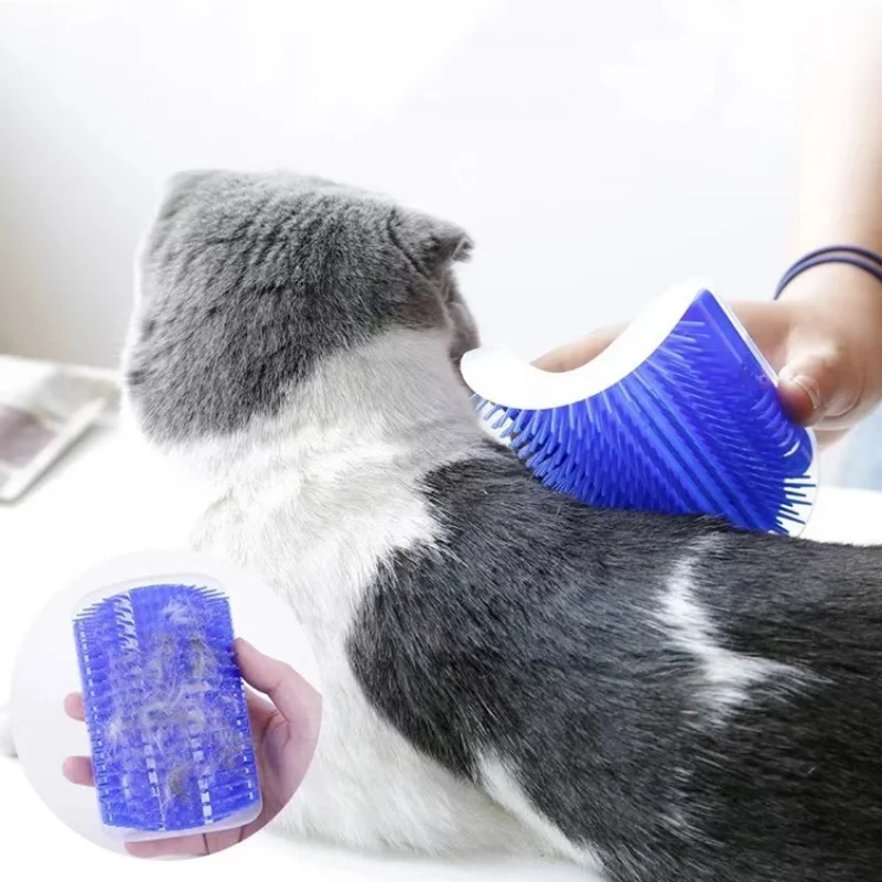 Cat Massage Tool Pet Hair Removal Massage Comb Wall Corner Self Cleaning Rubbing Brush Cats Toys Pet Beauty Supplies Cat Massage Tool Pet Hair Removal Massage Comb Wall Corner Self Cleaning Rubbing Brush Cats Toys Pet Beauty Supplies