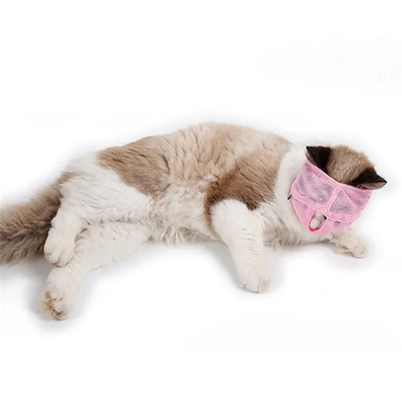 Pet Cats Anti Bite Muzzles Breathable Mesh Cat Travel Tool Bath Beauty Grooming Supplies Cat Bathing Bag Pet Cat Muzzle Procucts Pet Cats Anti Bite Muzzles Breathable Mesh Cat Travel Tool Bath Beauty Grooming Supplies Cat Bathing Bag Pet Cat Muzzle Procucts