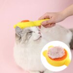 Pet  Hair Removal Cleaning Brushing Comb  One Click Cat Comb Massage Pet Beauty Cat Dog Floating Hair Massage Pet Comb - Image 3