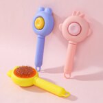 Pet  Hair Removal Cleaning Brushing Comb  One Click Cat Comb Massage Pet Beauty Cat Dog Floating Hair Massage Pet Comb - Image 4