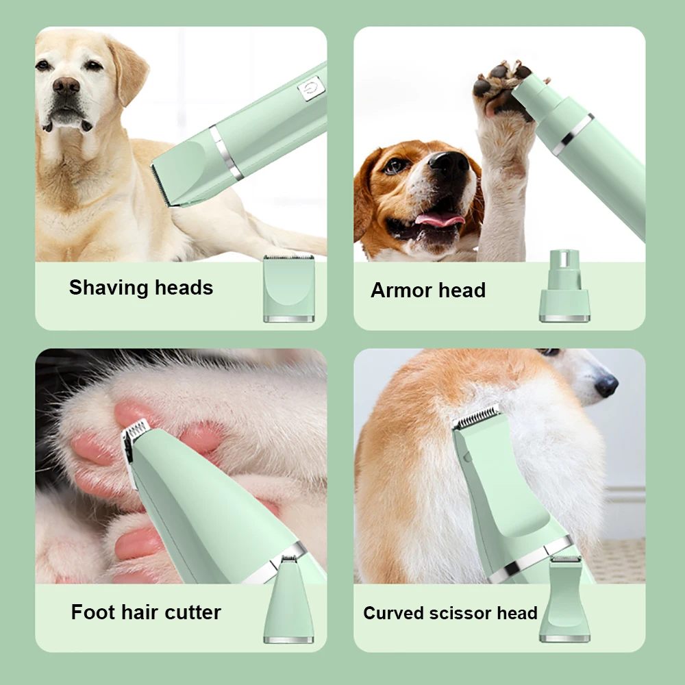 Dog Clipper 3 in 1 Pet Electric Hair Shaver With Cat Nail Grinder Trimmer Dog's Haircut Grooming Tools Cat Claw Cutter Dog Clipper 3 in 1 Pet Electric Hair Shaver With Cat Nail Grinder Trimmer Dog's Haircut Grooming Tools Cat Claw Cutter
