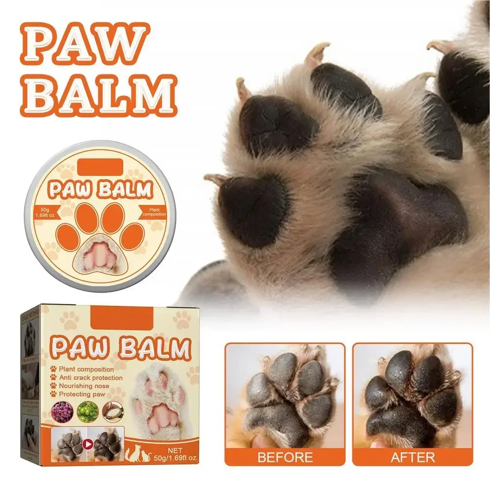 Pet Paw Balm Nose Protection Moisturizing Butter Foot Paw Pad Crack Soother Protection Cat Paw Winter Care Dog Foot Moisturizer