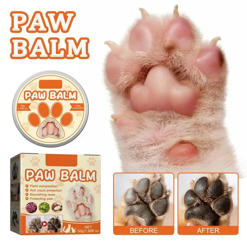 Pet Paw Balm Nose Protection Moisturizing Butter Foot Paw Pad Crack Soother Protection Cat Paw Winter Care Dog Foot Moisturizer