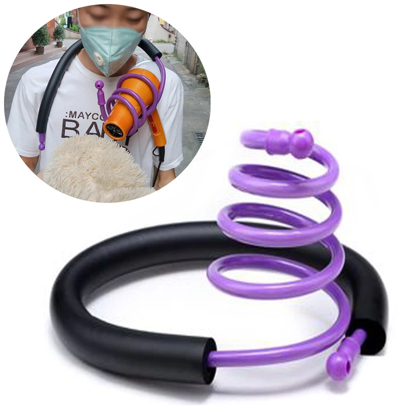 22397-exe6z4.jpg Pet Grooming Hanging Neck Dog Hair Dryer Bracket Beautician Dedicated Anti Crooked Accessories Effort And Ease Stents - Image 1