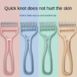 Cat Brush Pet Knot Comb 2 in 1 Dogs Cat Fur Knot Cutter Pets Hair Removal Comb Dog Grooming Shedding Tools Pet Cleaning Supplies - Image 5