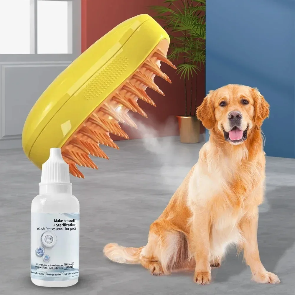 Dog Cat Steamy Brush Steam Brush Electric Sprayer for Massage Pet Grooming Tool Shedding 3 in 1 Electric Sprays Massage Combs Dog Cat Steamy Brush Steam Brush Electric Sprayer for Massage Pet Grooming Tool Shedding 3 in 1 Electric Sprays Massage Combs