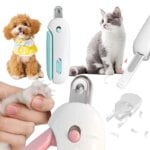 Pet Cat Dog Nail Clipper Cutter Adjustable Hole with Nail File To Avoid Excessive Cutting Professional Grooming Tool